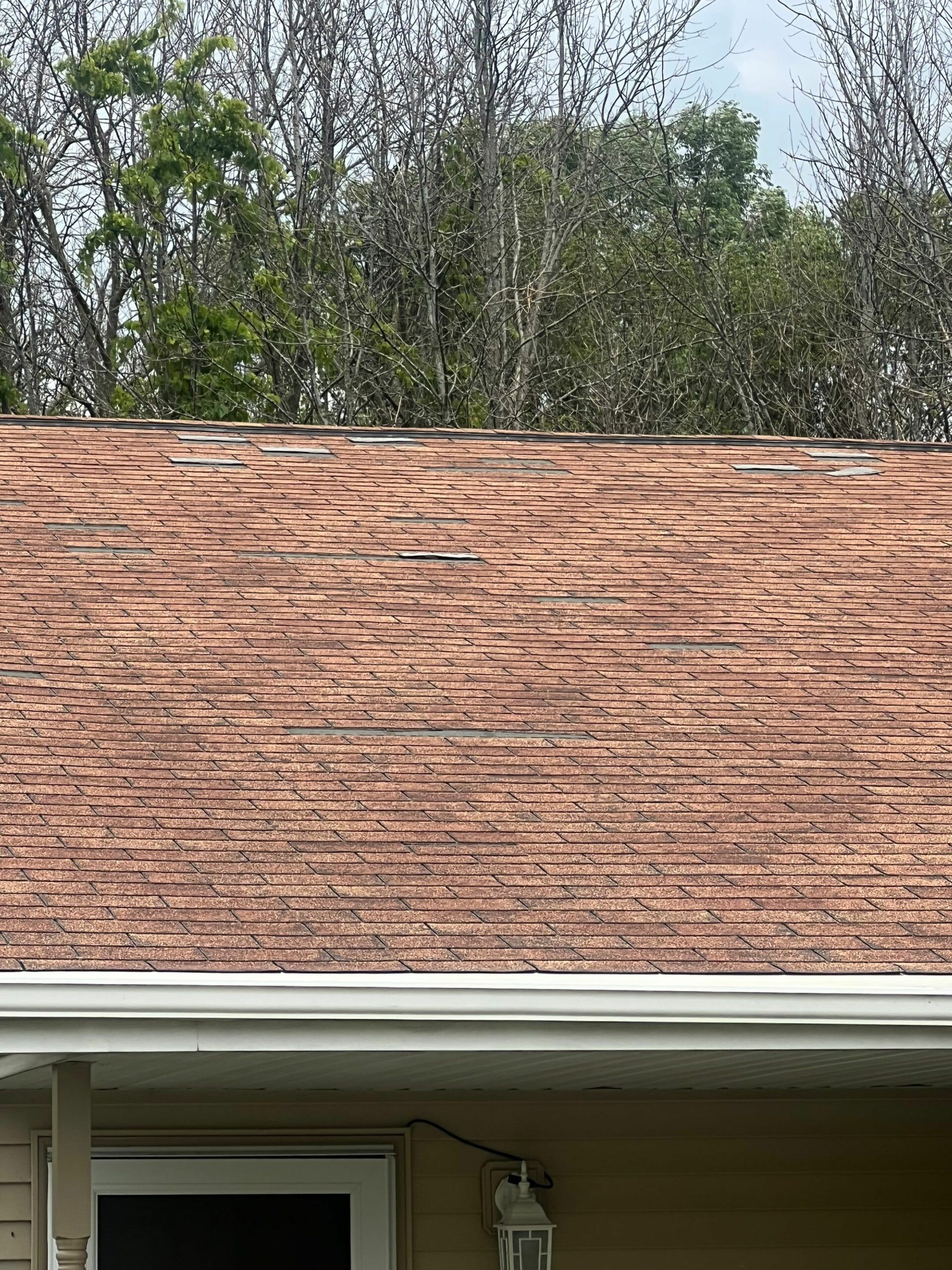 wind damage roof
