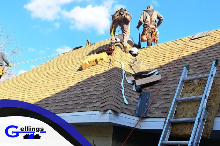 Expertly installed roof showcasing Gellings Roofing & Siding's quality workmanship in Manitowoc County.