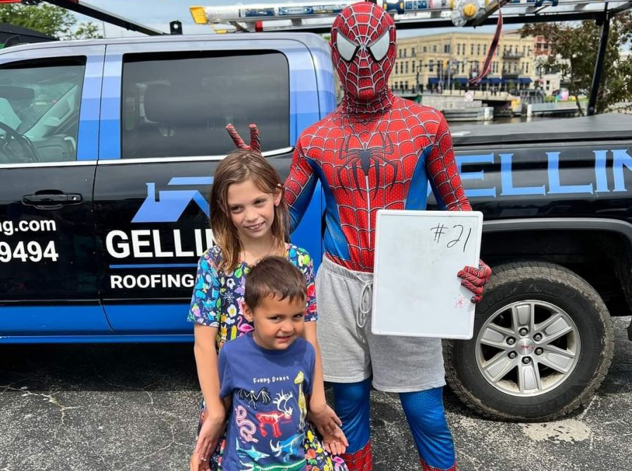 Spider-Man photo 1st place winner